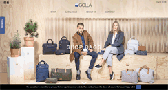 Desktop Screenshot of golla.com